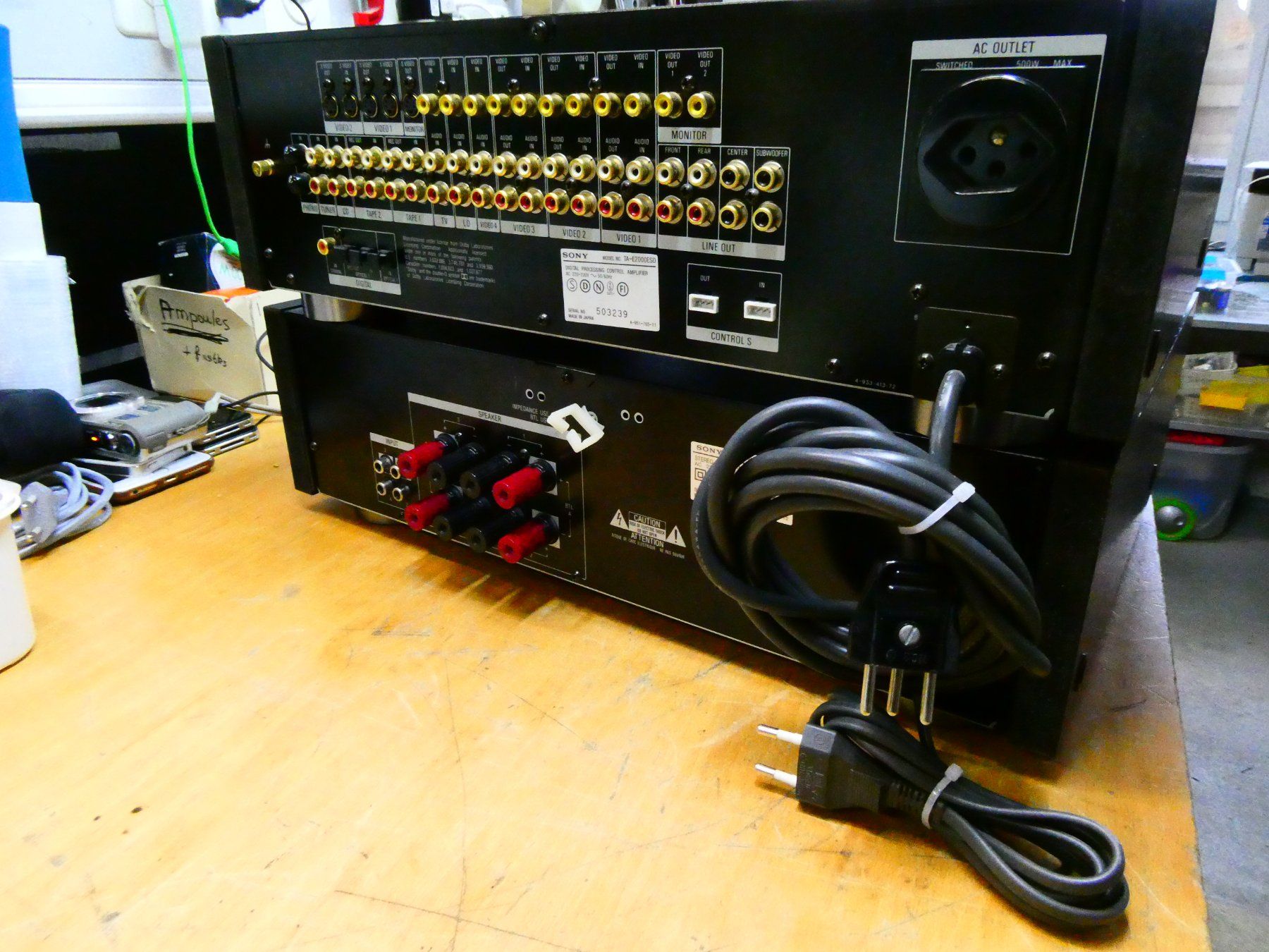 Sony Amplificatori: Sony E2000ESD & N220 Vintage - Ensemble Hi-Fi – Usato da Etagnières venduto da emmaus.electro 1