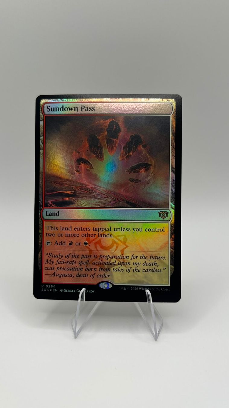 Magic The Gathering Carte collezionabili: Sundown Pass Foil – Nuovo (secondo la descrizione) da Wilen b. Wollerau venduto da GarruksShop