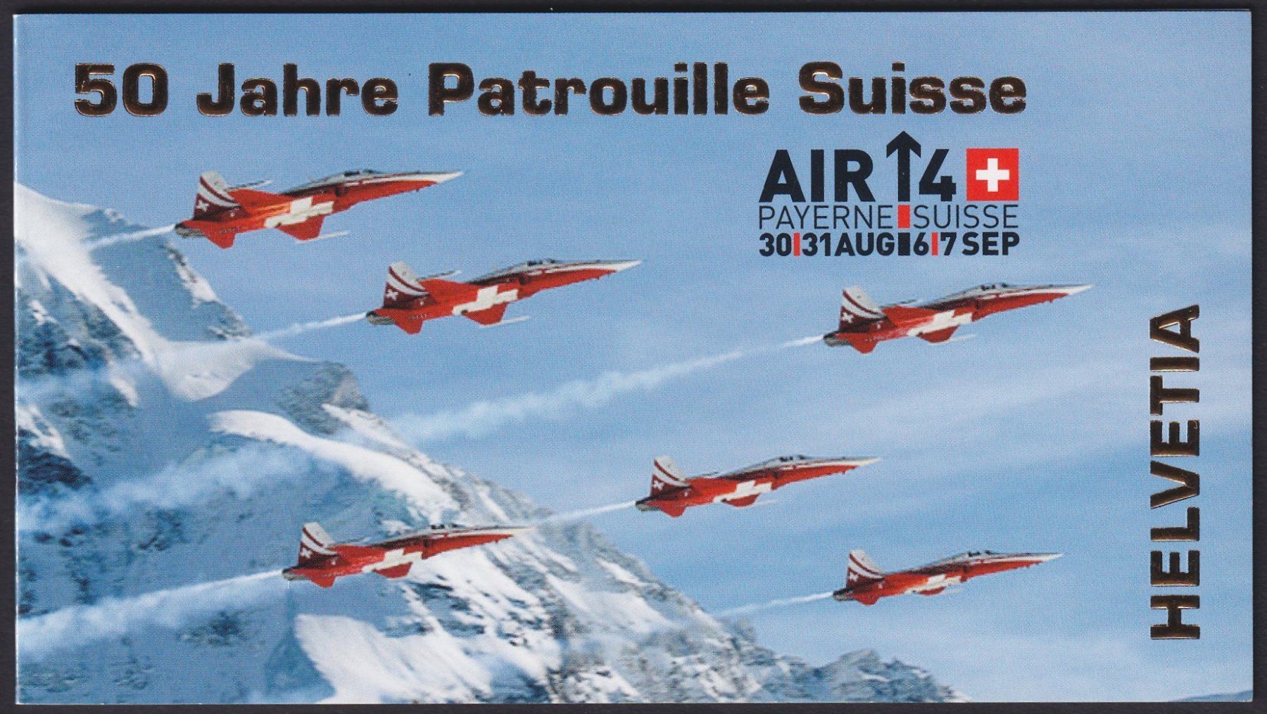 Tutti i francobolli: 2014, Nr.1494 in Markenheft "LUFTWAFFE" ungestempelt. – Usato da Sursee venduto da Luzernerraute