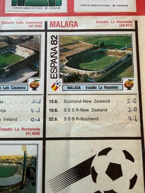 Panini Alben: ESPANA 82  es FEHLEN  5  STICKER – Gebraucht aus Arth von FOCUS2022 5