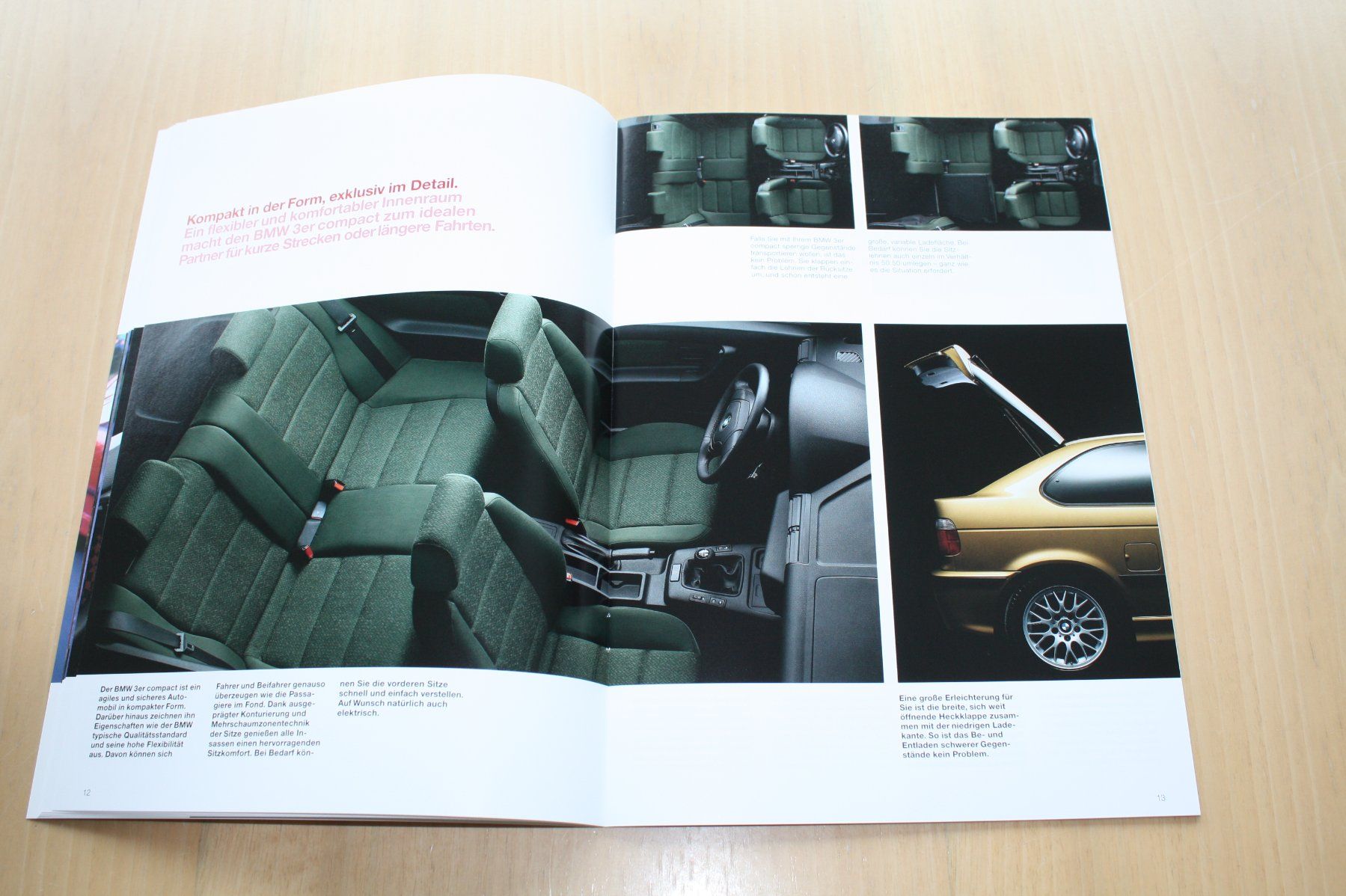 BMW Documenti: BMW 3er compact Prospekt 1999 – Usato da Wikon venduto da erwin400 5