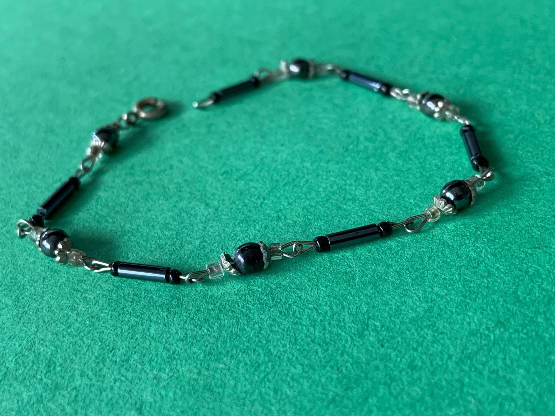 Bracciali & Braccialetti: armband schwarz/antrazith (19 cm) – Usato da Dittingen venduto da Bijoubelle 6