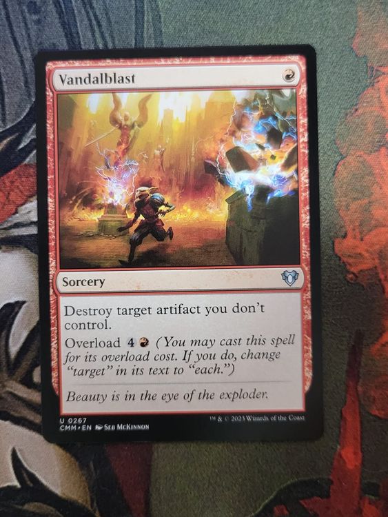 MRM FR/VF FOIL Vandal Salve - Vandalblast MTG magic RTR