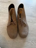 Bottines Clarks Desert Boot daim marron taille 44.5