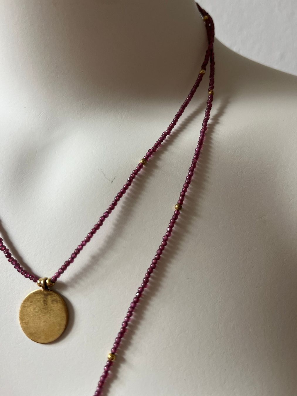 Catenine: Halskette Maha-Mala Granat – Usato da Fällanden venduto da iichhalt 2