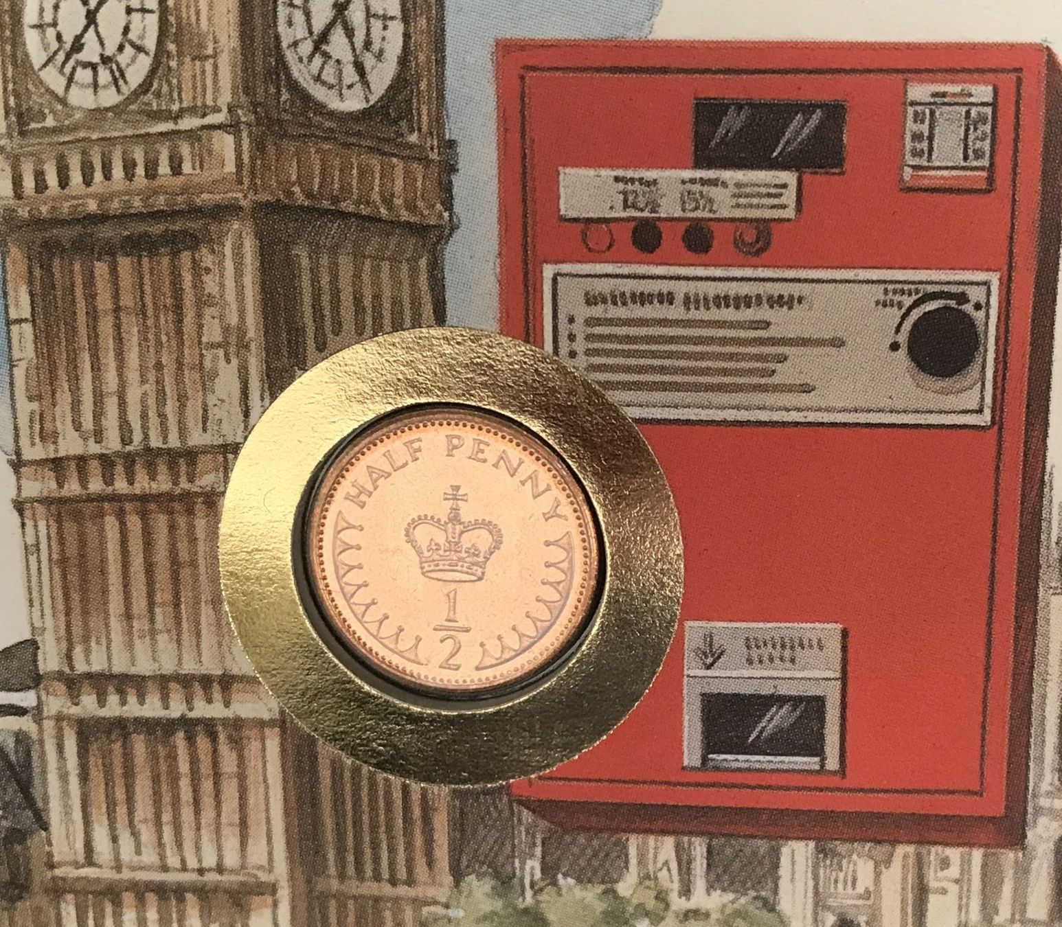 Tutti le monete: MÜNZBRIEF AUTOMATENMARKE ENGLAND – Usato da Ostermundigen venduto da Kari1937 1