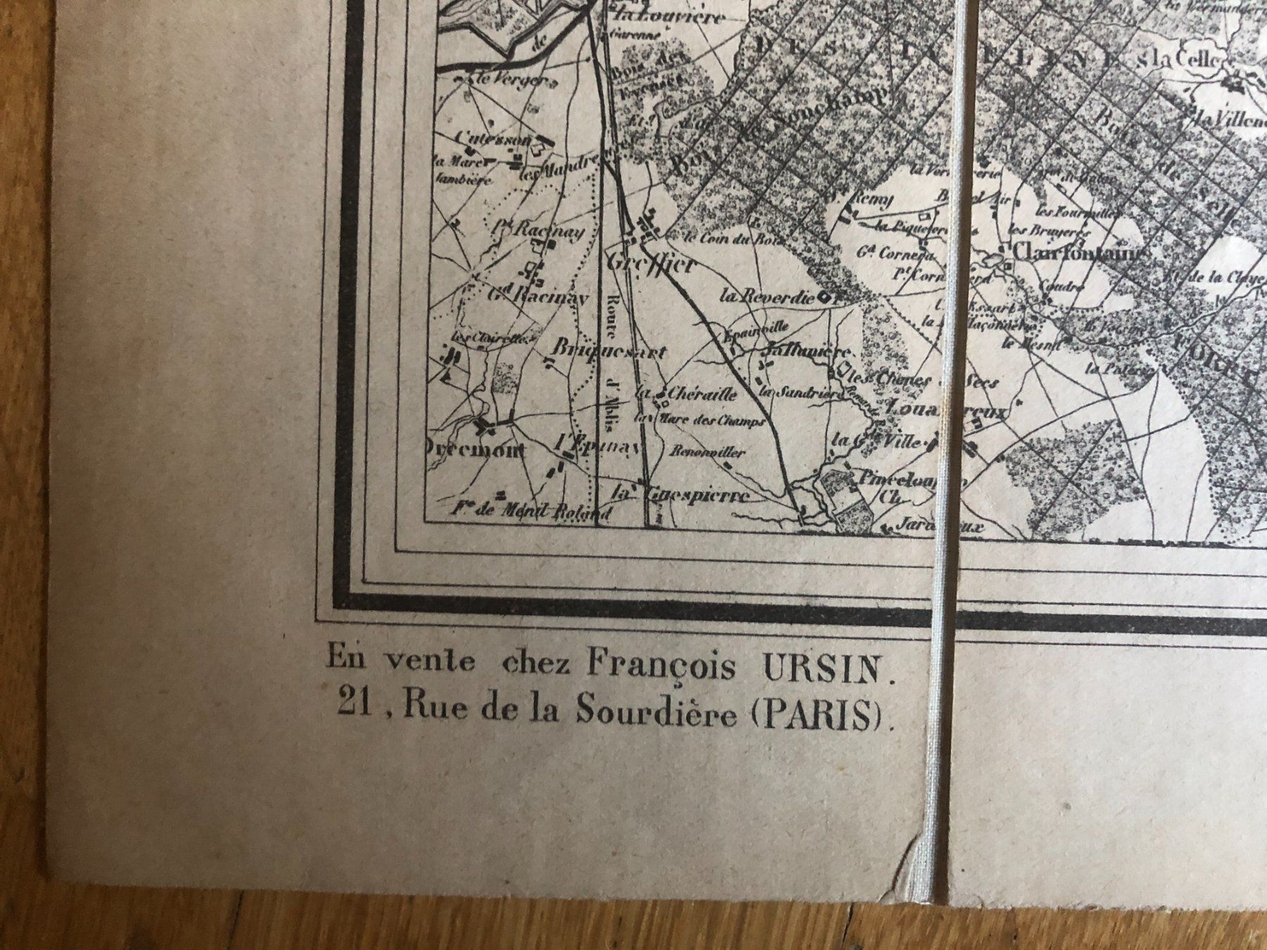 Cartine & Atlanti: Stadtplan Paris: Environs de Paris 1887 – Usato da Zürich venduto da allp 6