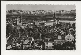 AK 1940 Zürich Ansicht von der Urania aus (Sternwarte)