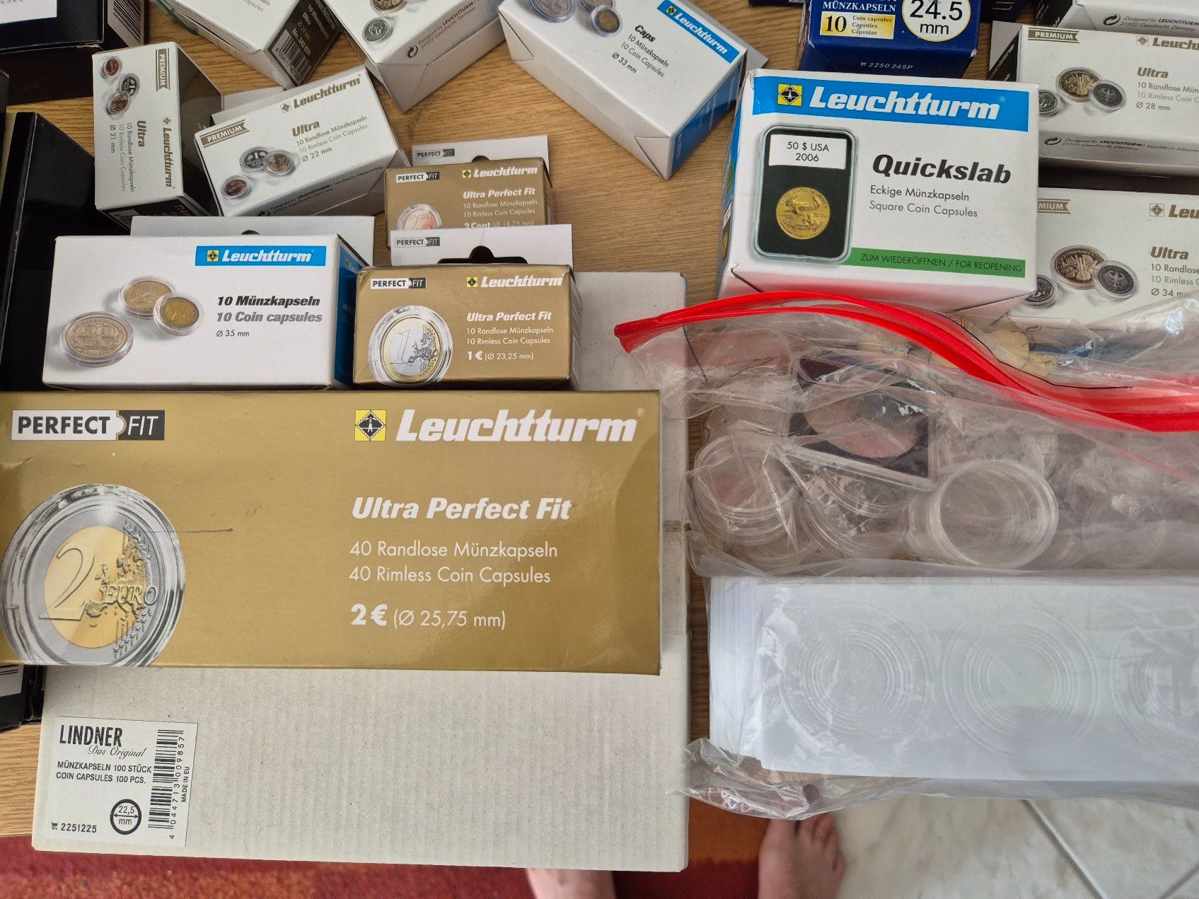Tutti le monete: Münzkapseln Grosses Lot Restposten – Nuovo (secondo la descrizione) da Romanshorn venduto da Luho 8