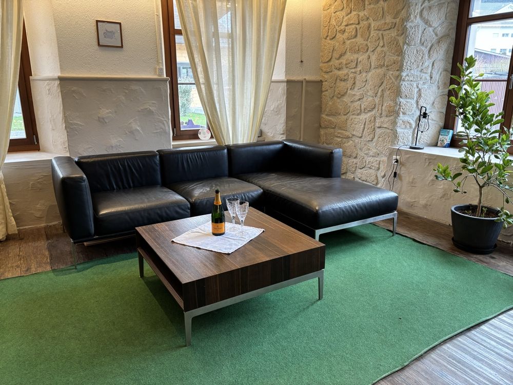 Edles Ledersofa INTERTIME Switzerland Couch Sofa (Gebraucht) in ...
