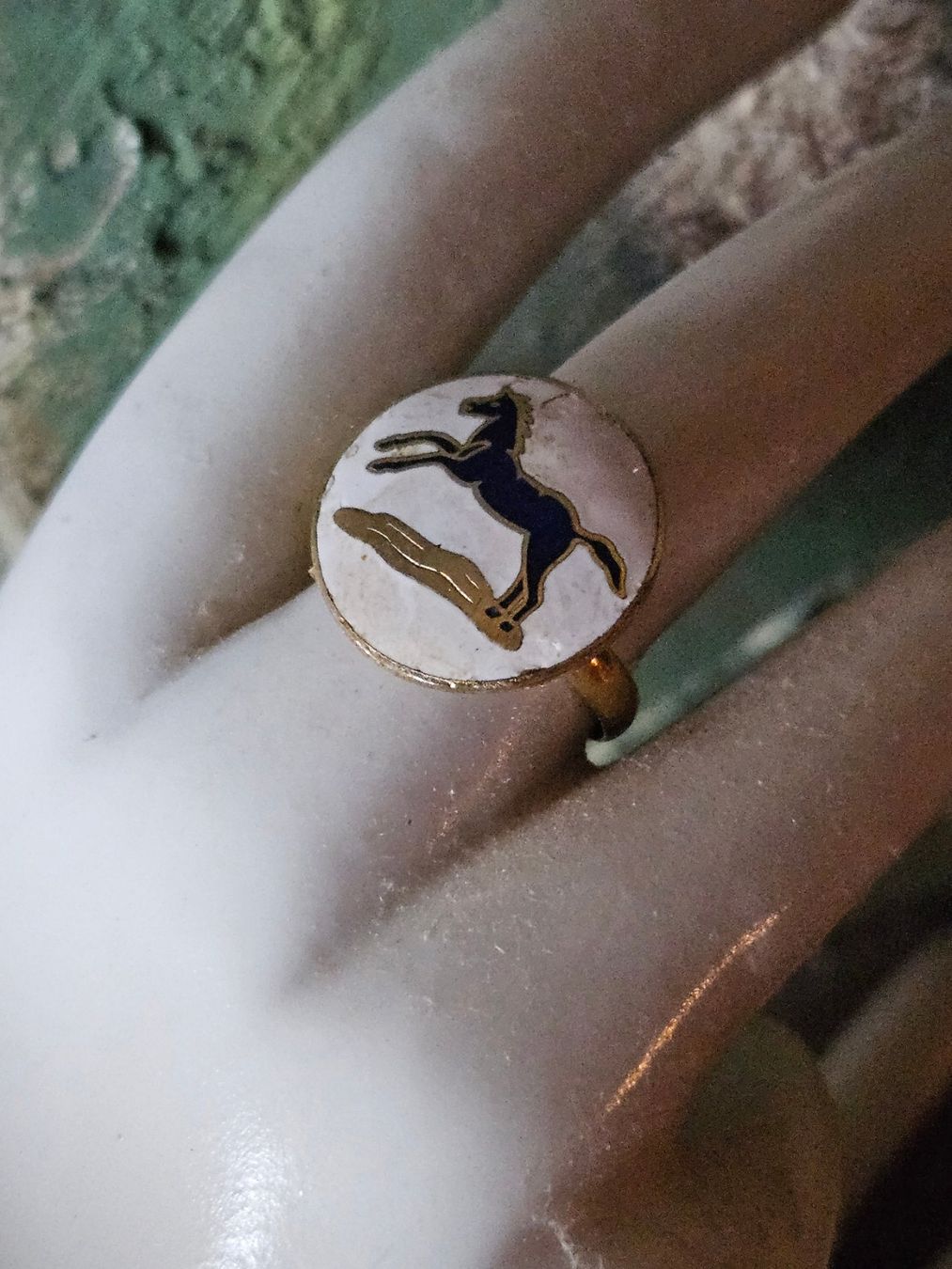 Ringe: Bague création La Comtesse des Fées  cheval émailé – Neu und originalverpackt aus Thônex von lacomtessedesfees