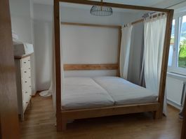 Himmelbett Massiv Fichte 180x200cm