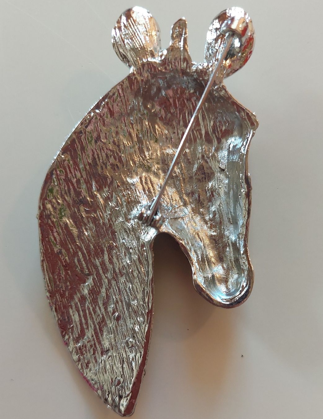 Spille & Fermagli: Tolle Zebra Brosche, silberfarbig und schwarz mit Strass – Nuovo (secondo la descrizione) da Oberwil BL venduto da Hunajakakku 7