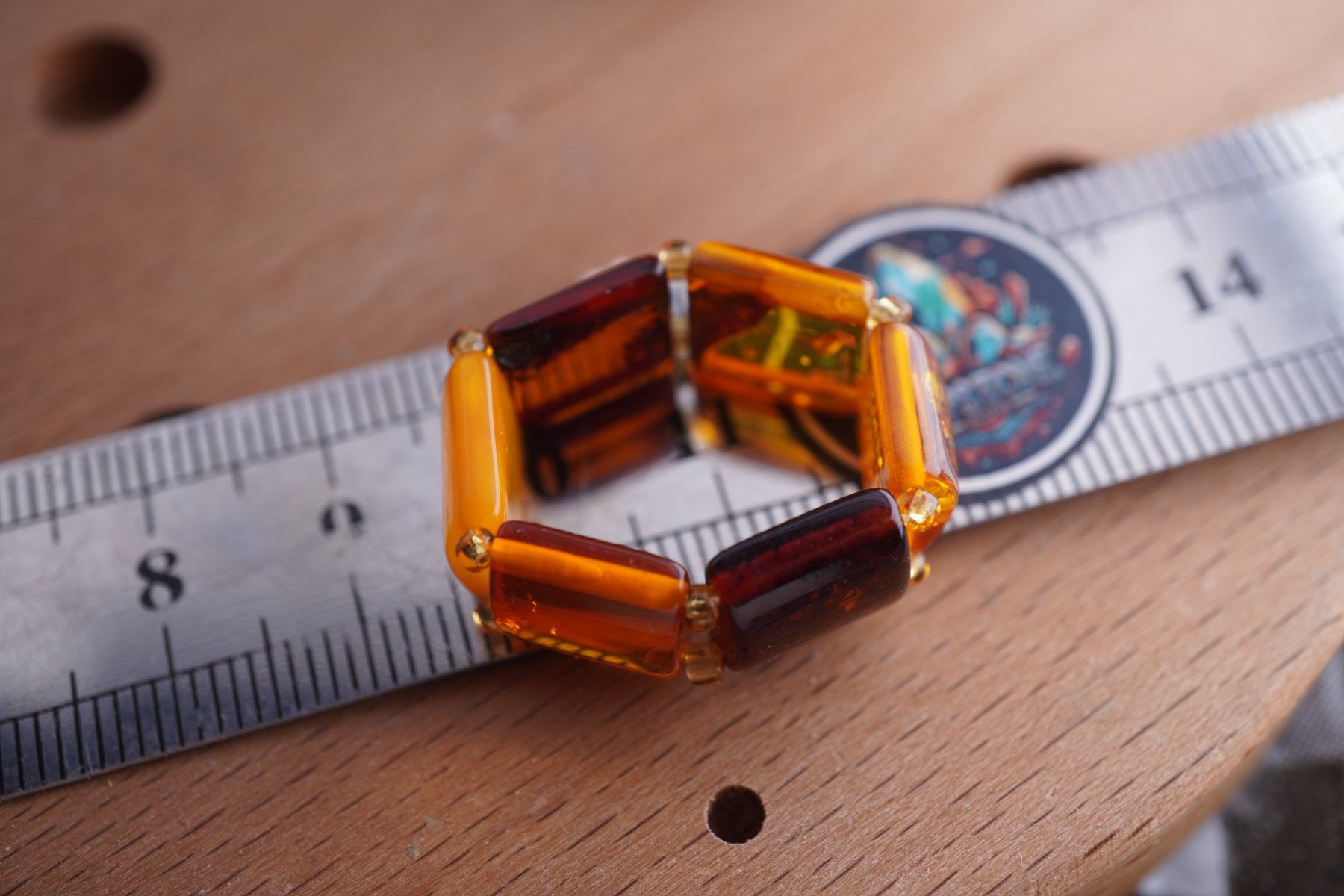 Minerali & Pietre curative: Bernstein    Ring    mit Gummizug   Ab 1.- – Nuovo e nell'imballaggio originale da Eschenbach SG venduto da topstone 5