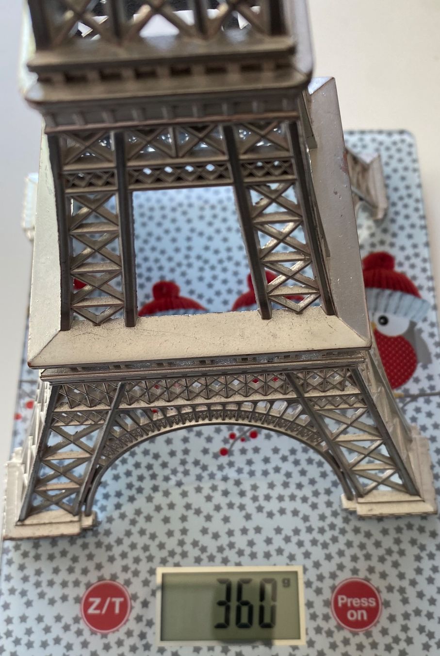 Tutte le decorazioni: Eiffelturm Paris silberfarben – Usato da Allschwil venduto da Deal_Tiger99 9