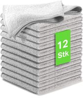 12 Stk Mikrofaser Putztücher Set 12x Stück streifenfrei