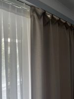 Verdunkelungsvorhänge beige IKEA Annakajsa, 2x 145x215cm