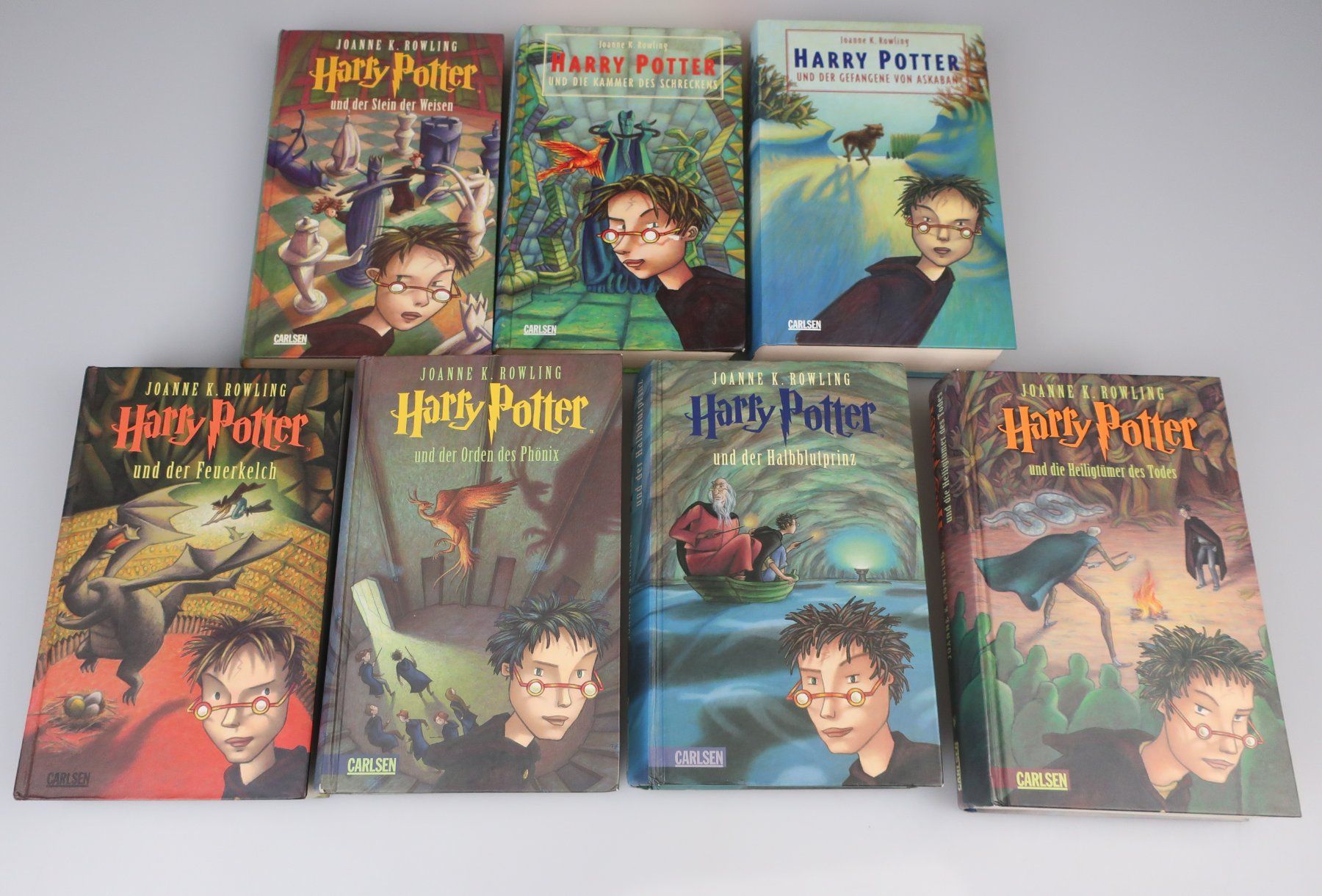 Libri: 7 Harry Potter Bände plus Das verwunschene Kind – Usato da Volketswil venduto da brockipfannenstil 1