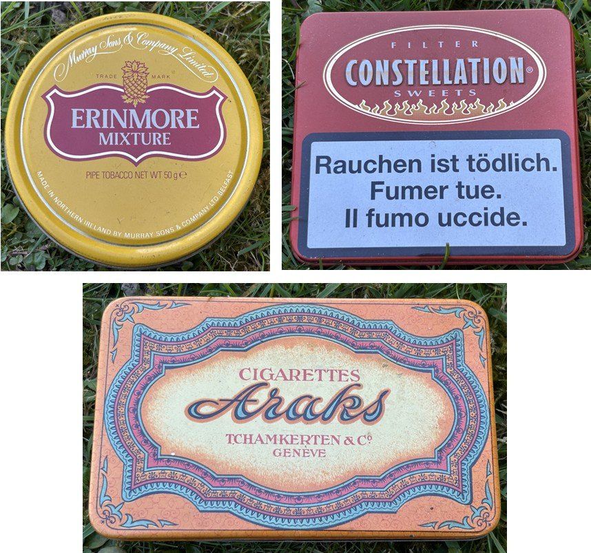 Contenitori & Simili: Blechdosen Rauchwaren 3Stück – Usato da Neukirch-Egnach venduto da Phion