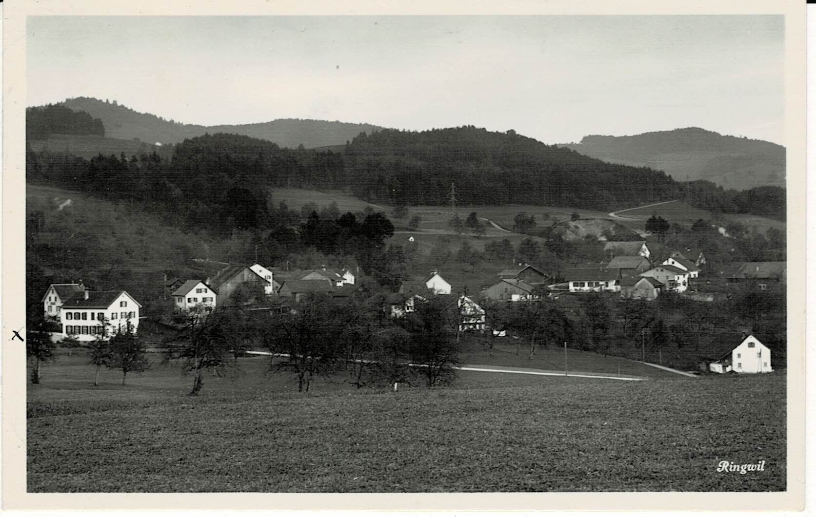 Cartoline postali: RINGWIL ZH gel. 1936! – Usato da Hergiswil NW venduto da Kartenfrau