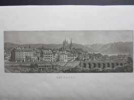 LAUSANNE AQUATINTA