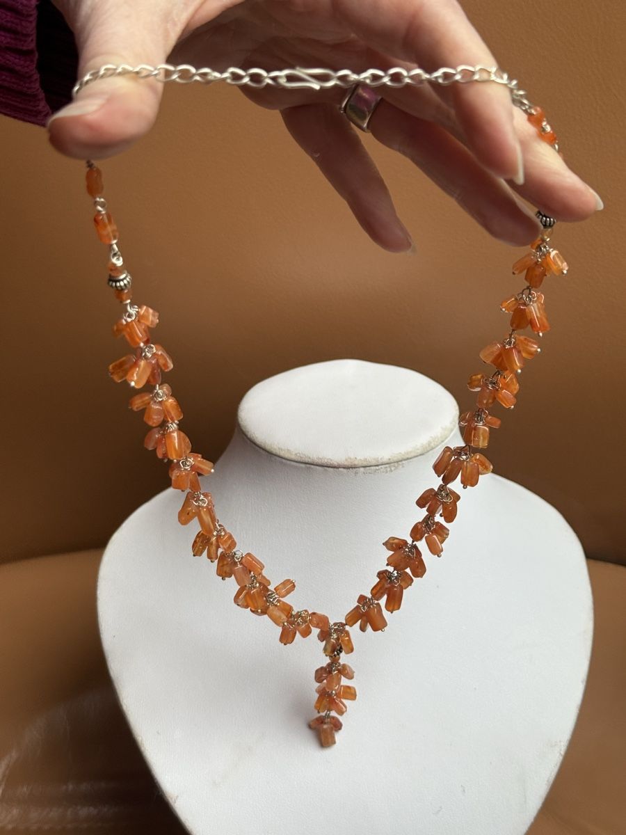 Catenine: Schöne Karneol Kette NEU – Nuovo e nell'imballaggio originale da Basel venduto da Chili007 1