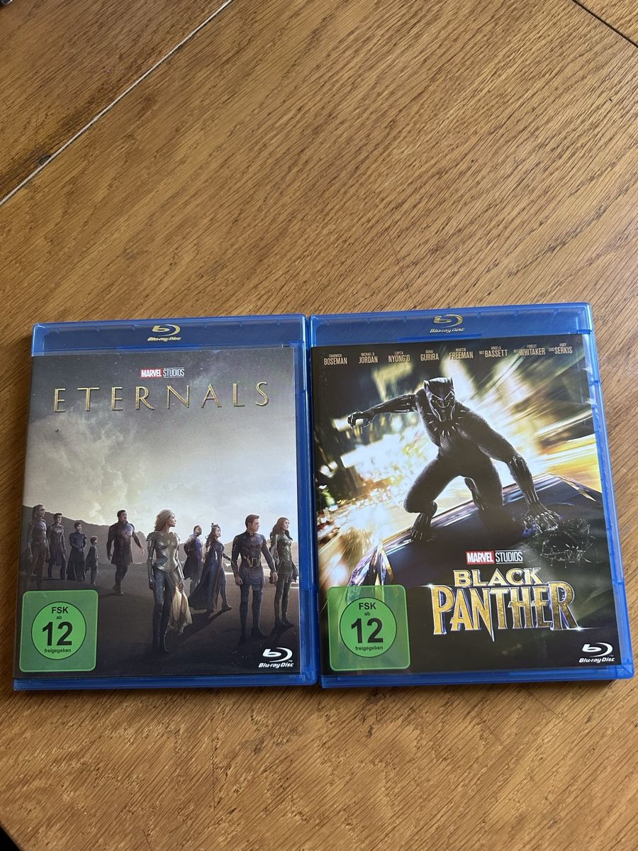 Tutti i DVDs: Eternals, black Panther Bluray – Usato da Benken ZH venduto da Audi-erich