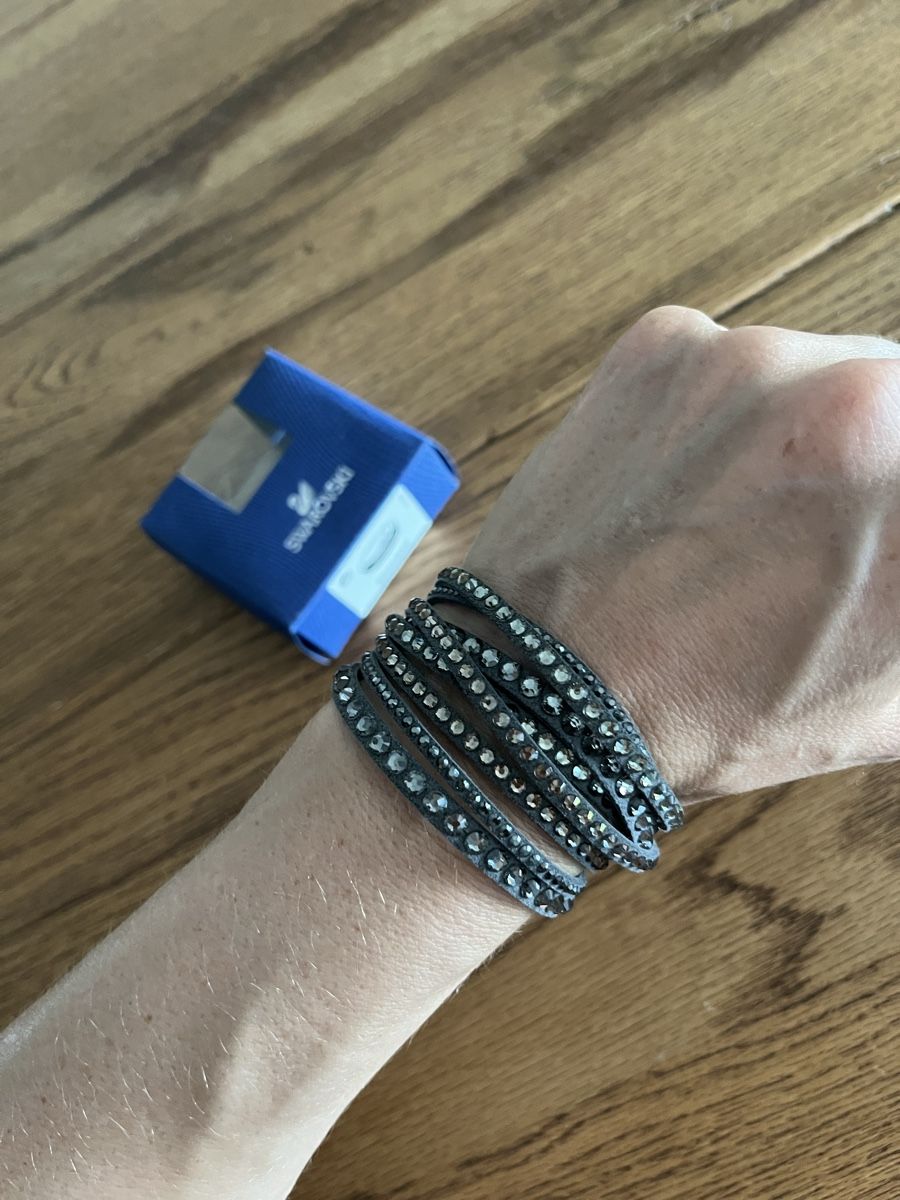 Swarovski Bracciali & Braccialetti: Swarovski Armband grau – Usato da Gommiswald venduto da AniGl