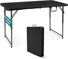 Klapptisch 120 tragbar höhenverstellbar Campingtisch faltbar