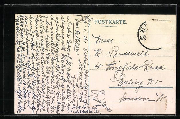 Cartoline postali: St. Moritz, Blick auf Winteridylle mit S – Usato da Berlin venduto da bartko-reher 1