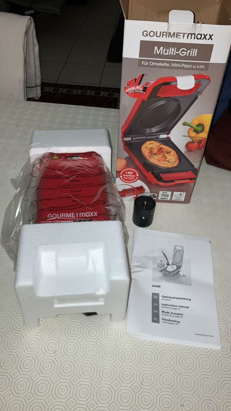 Elettrodomestici da cucina: Multi-Grill Gourmetmaxx (nuovo) – Nuovo e nell'imballaggio originale da Melano venduto da H-Sara