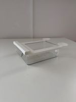 Kühlschrank Schublade zum Einhängen transparent weiss