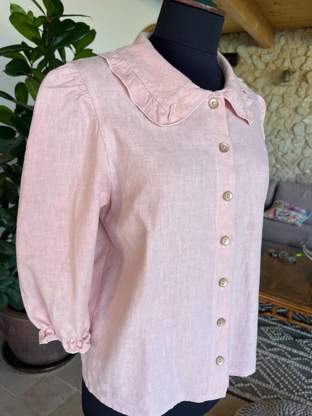 Camicette: Blouse en lin XL SONGE LAB – Nuovo (secondo la descrizione) da Seiry venduto da vanille08 2