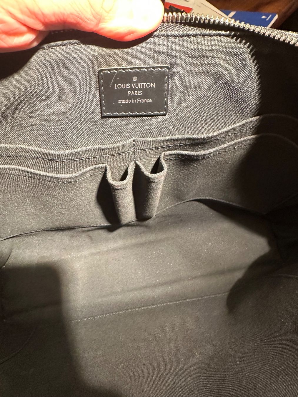 Louis Vuitton Valigie & Borse: Louis Vuitton Black Damier Graphite Porte Documents – Usato da Winterthur venduto da ivan12891 4