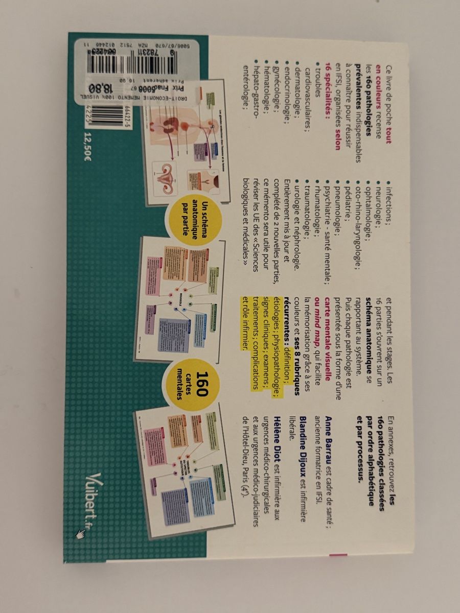 Libri: Mémento Pathologies 100% Visuel 2e édition Vuibert – Nuovo (secondo la descrizione) da Villeneuve VD venduto da jxste_dani 1