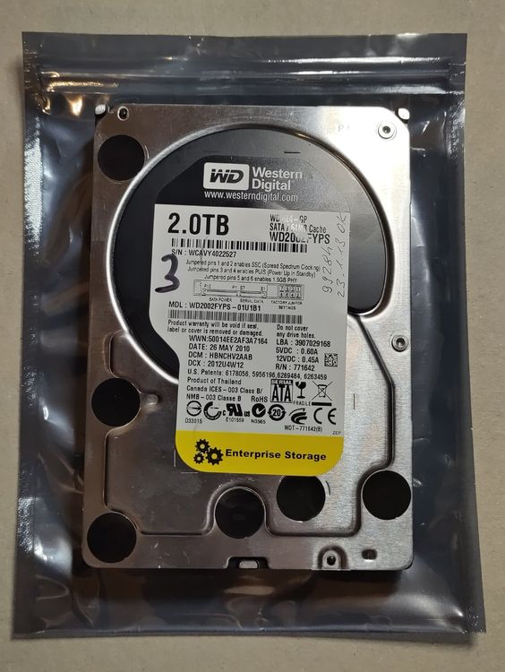 WD Enterprise Storage HDD 2TB 3.5" SATA Festplatte | Kaufen auf Ricardo