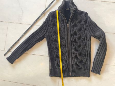 Daniele Alessandrini Strickjacke schwarz Gr 48/50