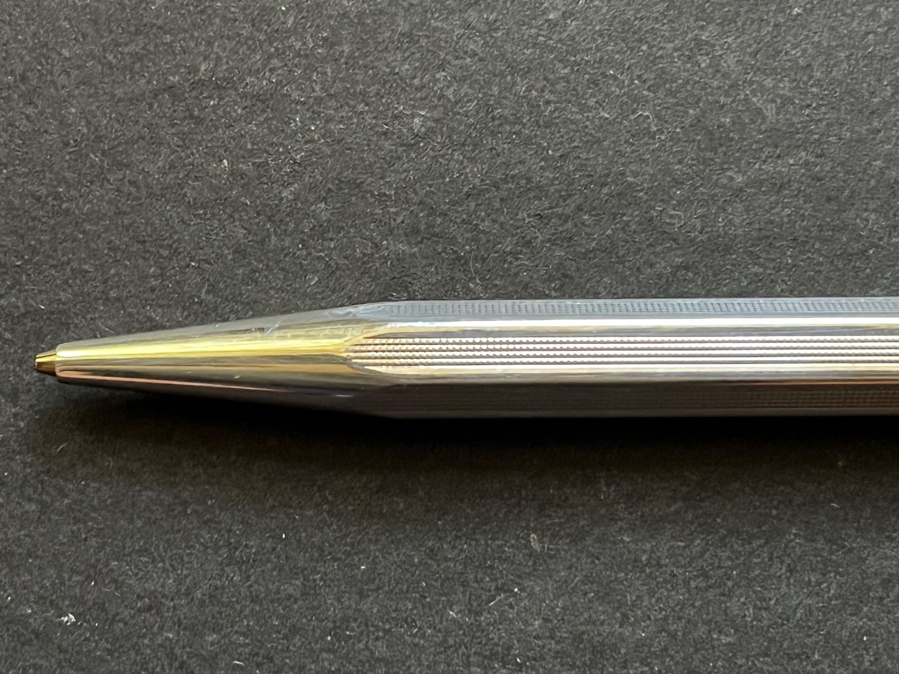 Caran D'Ache Penna & Evidenziatori: Alter Caran d’Ache Ecridor Minenhalter "Pavé" versilbert – Usato da Zürich venduto da FV.vintage 4