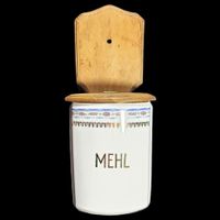 🍞 Antike Porzellandose – Stilvolle Mehl-Aufbewahrung! ✨