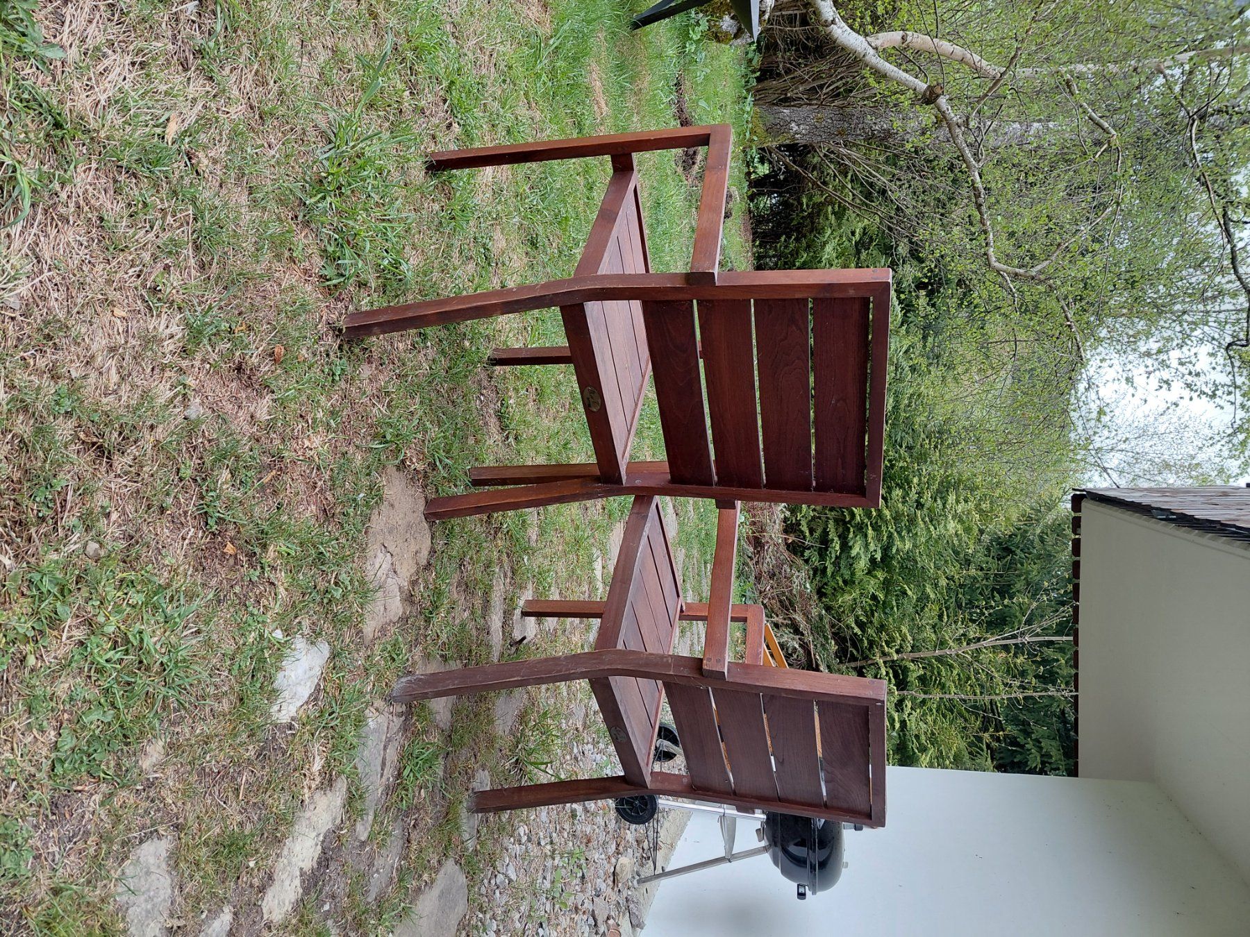 Stühle: Teak Holz gebrauchte Gartenstühle – Gebraucht aus Alpthal von GiGa76 2