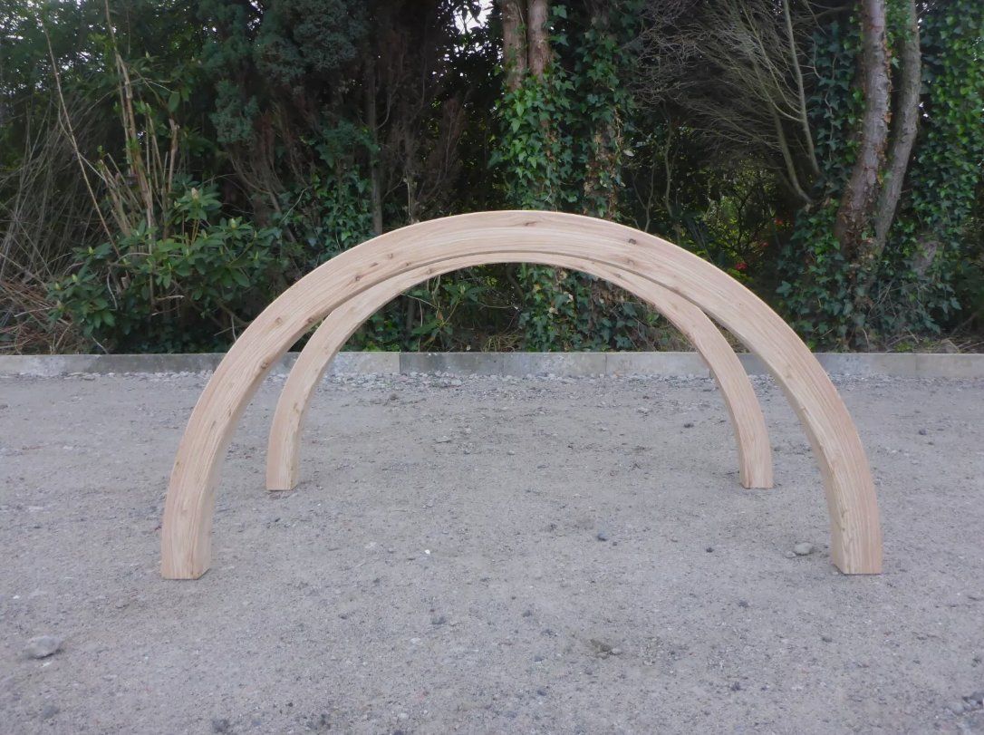 Articoli in legno: Holzbogen / Rosenbogen / Halbbogen / Leimholzbogen – Nuovo e nell'imballaggio originale da Aesch BL venduto da M.Cueni 2