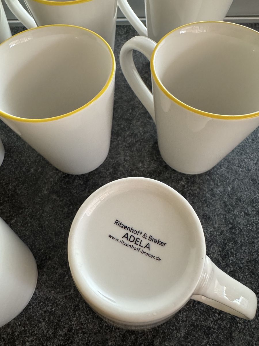 Ritzenhoff Tassen: 8 Tassen Ritzenhoff & Breker für Tee oder Kaffee – Neu und originalverpackt aus Aesch BL von comven 1