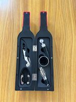 Weinset in Flaschenform Weinöffner Geschenkbox Weinset