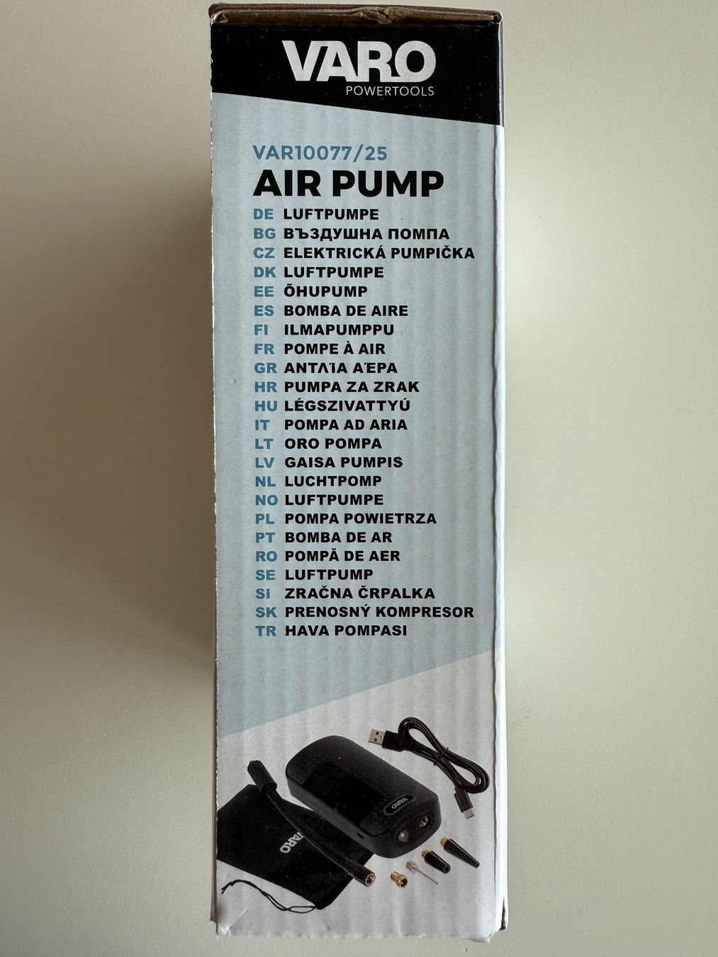 Pompe: VARO Air Pump 8V 2000mAh 10.3bar 150psi – Nuovo e nell'imballaggio originale da St-Gingolph venduto da GoldenKeys 1