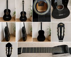 Max Music SoloArt Klassische Gitarre Schwarz