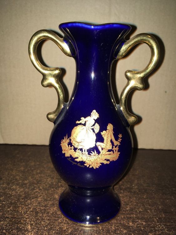 Vase Limoges Castel mit 22K Gold Kaufen auf Ricardo