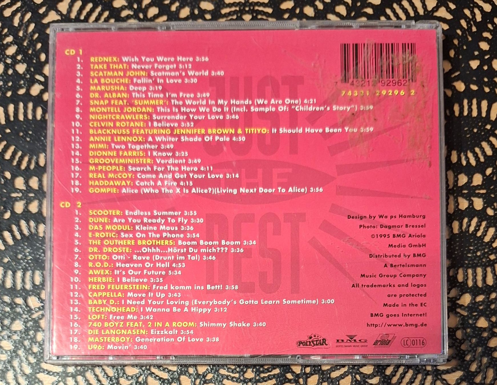 CD: Just The Best Vol. 5, 2CD Hit Compilation Sampler 1995 – Usato da Schönenberg TG venduto da breiti12 1