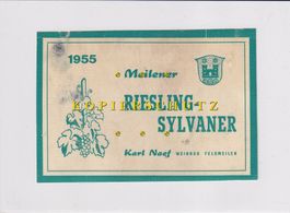 Etikette für * Meilener Riesling-Sylvaner 1955 /bd