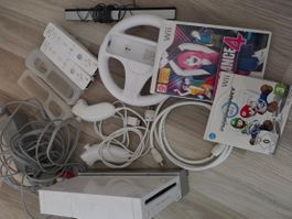 Nintendo Wii Konsole mit Zubehör und Spielen gebraucht