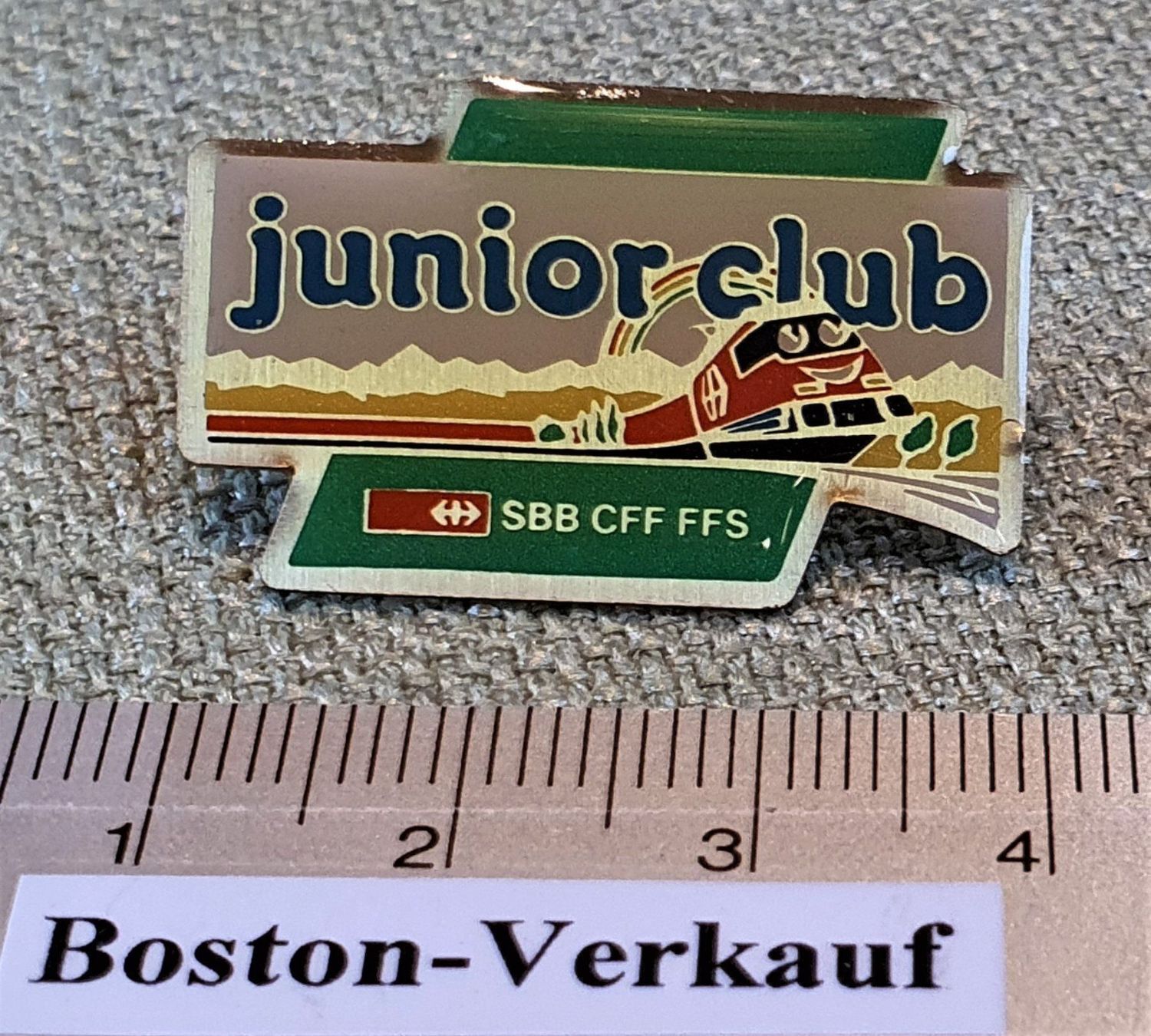 Placchette & Badge: B091 - Pin SBB CFF FFS Junior Club – Usato da Reinach BL venduto da Boston-Verkauf 1
